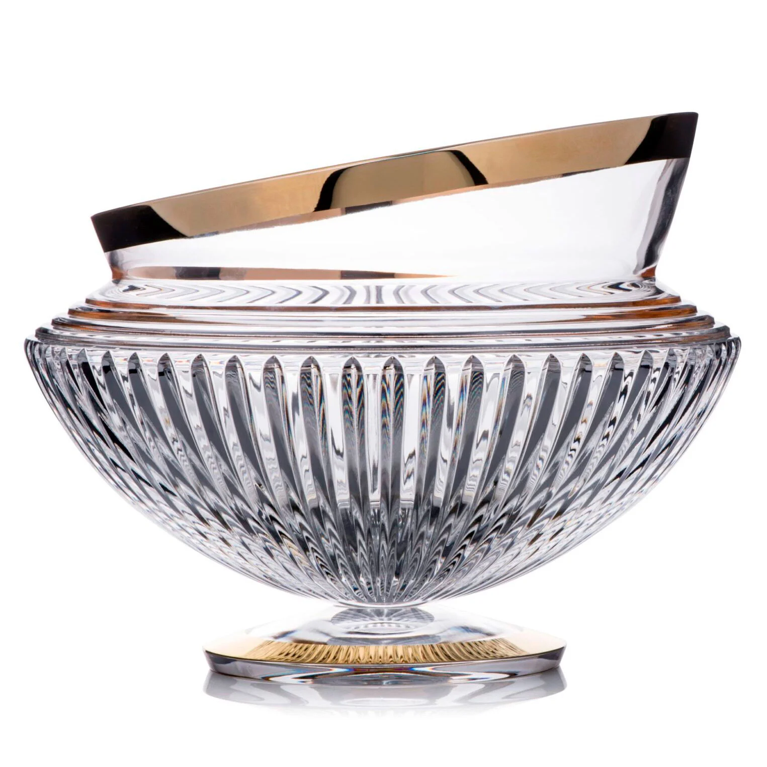 Rogaska Amphora Gold Чаша на ножке 25 см